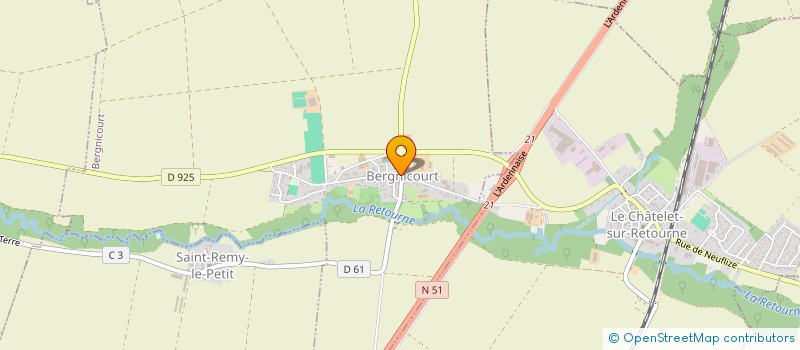 localisation de l'entreprise MONSIEUR MICKAEL VARLET  BERGNICOURT