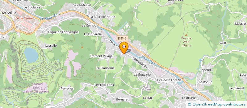 localisation de l'entreprise MONSIEUR MICKAEL VAUTIER  AUBIN