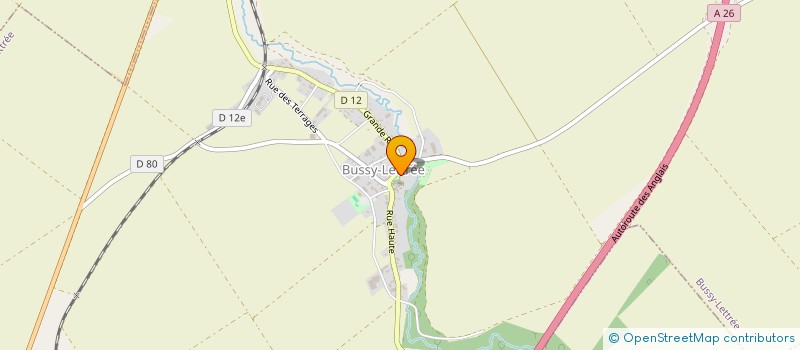 localisation de l'entreprise MONSIEUR MICKAEL VEDANI  BUSSY-LETTREE