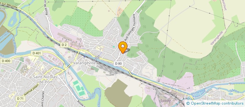localisation de l'entreprise MONSIEUR MICKAEL VERDENAL  VARANGEVILLE