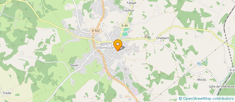 localisation de l'entreprise MONSIEUR MICKAEL VERGNES à VILLENEUVE