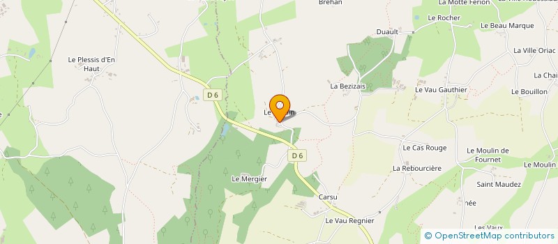 localisation de l'entreprise MONSIEUR MICKAEL VERHAGE  TREBRY