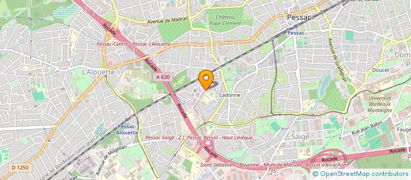 localisation de l'entreprise MONSIEUR MICKAEL VERIN  PESSAC