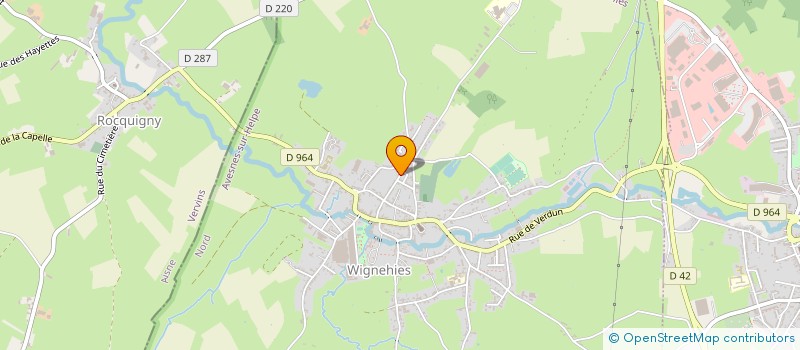 localisation de l'entreprise MONSIEUR MICKAEL VERISSIMO PEREIRA  WIGNEHIES