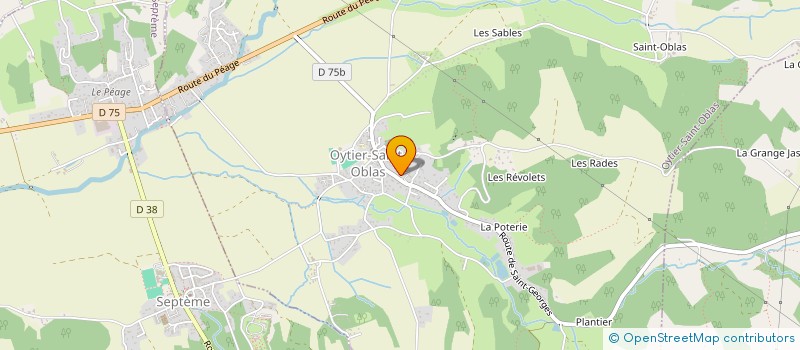 localisation de l'entreprise MONSIEUR MICKAEL VERNAY  OYTIER-SAINT-OBLAS