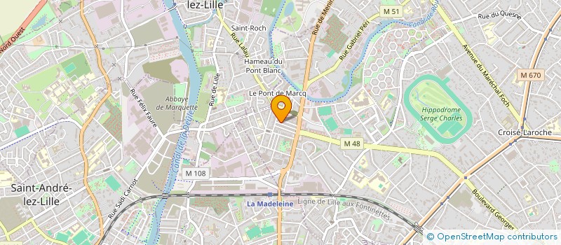 localisation de l'entreprise MONSIEUR MICKAEL VERNIEST à MARCQ-EN-BARŒUL