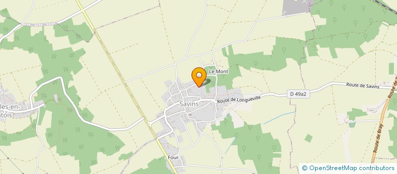 localisation de l'entreprise MONSIEUR MICKAEL VERON  SAVINS