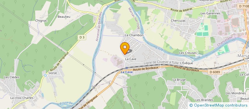 localisation de l'entreprise MONSIEUR MICKAEL VERRON  MARSAC-SUR-L'ISLE