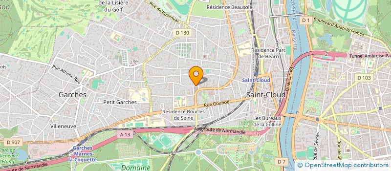 localisation de l'entreprise MONSIEUR MICKAEL VEZON-DAUNIS à SAINT-CLOUD