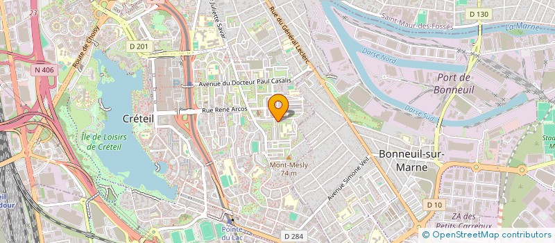 localisation de l'entreprise MONSIEUR MICKAEL VIADERE  CRETEIL