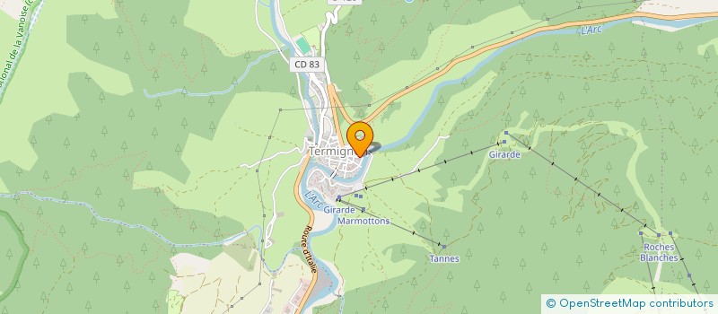 localisation de l'entreprise MONSIEUR MICKAEL VIAL  VAL-CENIS