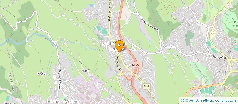 localisation de l'entreprise MONSIEUR MICKAEL VIALLA  CHAMBUF