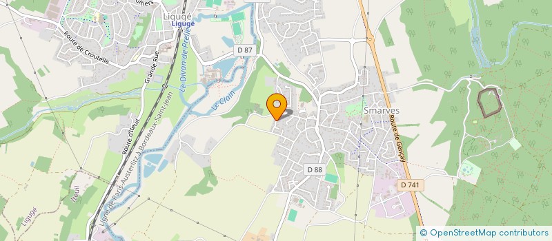 localisation de l'entreprise MONSIEUR MICKAEL VIAUD  SMARVES