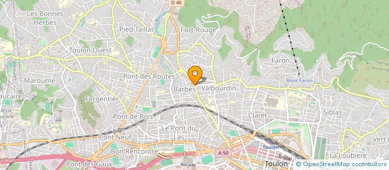 localisation de l'entreprise MONSIEUR MICKAEL VICENTE à TOULON