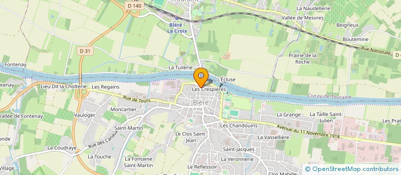 localisation de l'entreprise MONSIEUR MICKAEL VICENTE  BLERE