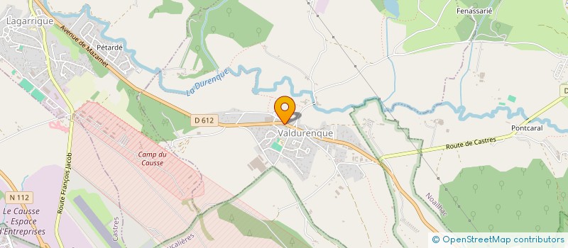 localisation de l'entreprise MONSIEUR MICKAEL VIEIRA  VALDURENQUE