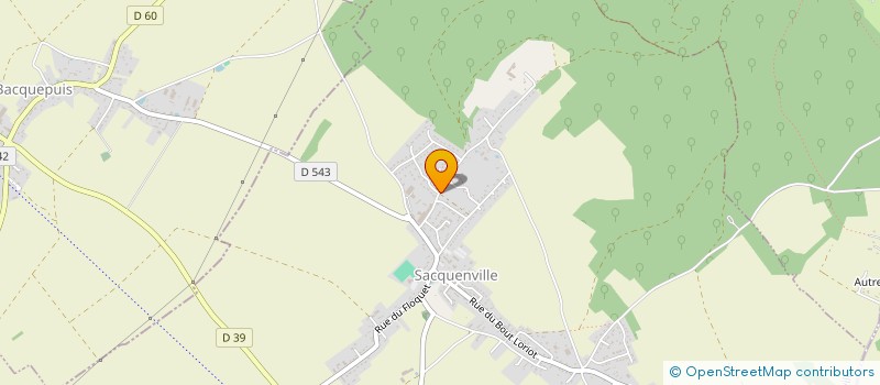 localisation de l'entreprise MONSIEUR MICKAEL VIGNAL  SACQUENVILLE