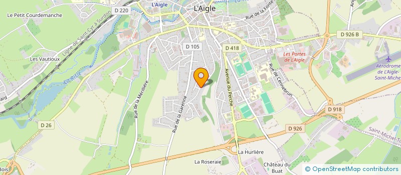 localisation de l'entreprise MONSIEUR MICKAEL VIGOUROUX à L'AIGLE