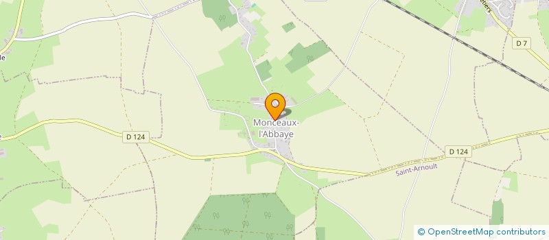 localisation de l'entreprise MONSIEUR MICKAEL VILLETTE  MONCEAUX-L'ABBAYE