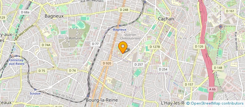 localisation de l'entreprise MONSIEUR MICKAEL VINCENT  CACHAN