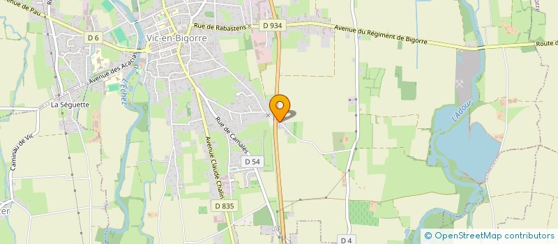 localisation de l'entreprise MONSIEUR MICKAEL VINCENT  VIC-EN-BIGORRE