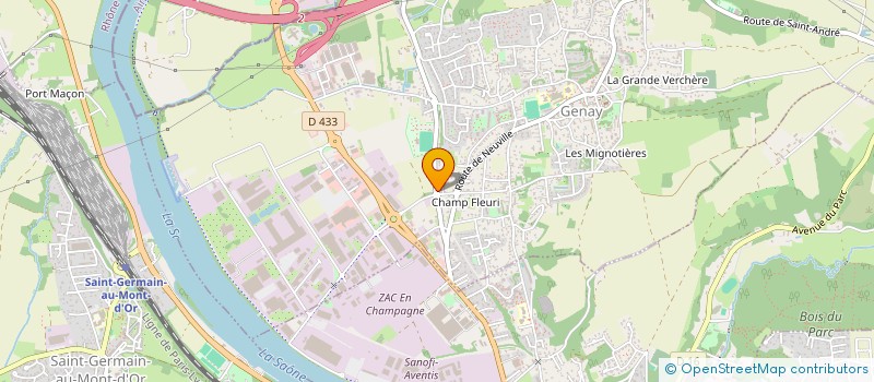 localisation de l'entreprise MONSIEUR MICKAEL VINTERSTEIN  GENAY