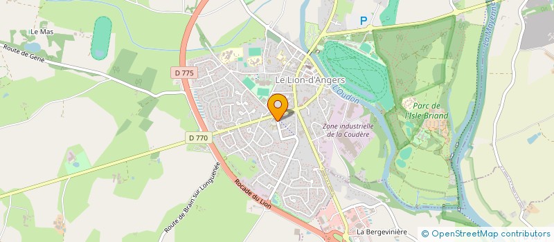 localisation de l'entreprise MONSIEUR MICKAEL VIOT  LE LION D'ANGERS