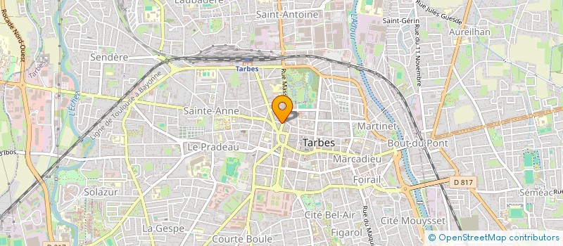 localisation de l'entreprise MONSIEUR MICKAEL VIRANIN HOUPIARPANIN  LAVERNOSE-LACASSE