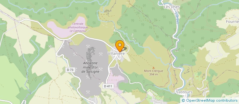 localisation de l'entreprise MONSIEUR MICKAEL VIRY  VILLANIERE