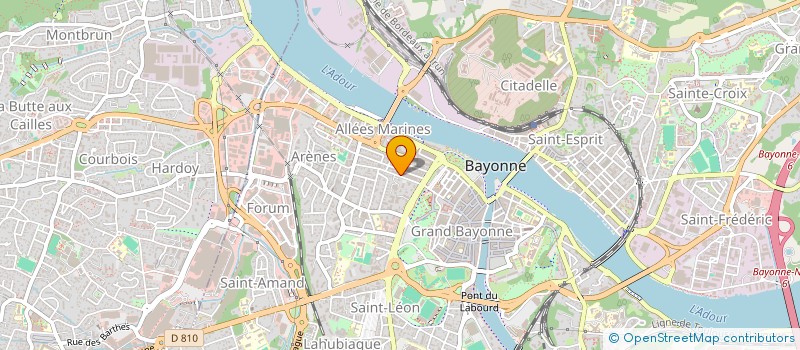 localisation de l'entreprise MONSIEUR MICKAEL VIVIER  BAYONNE