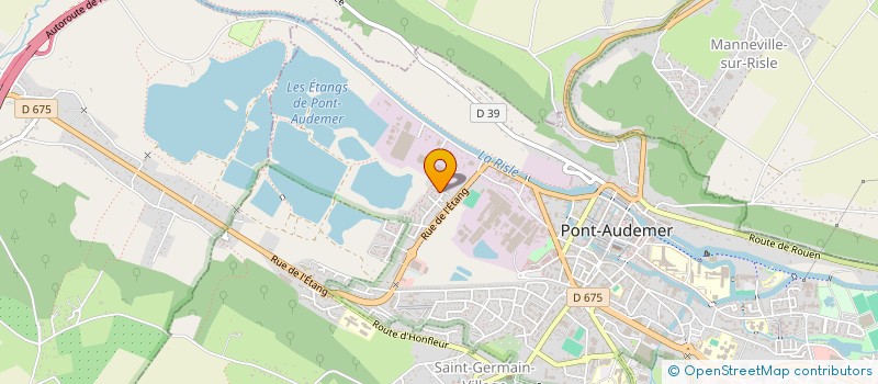 localisation de l'entreprise MONSIEUR MICKAEL VOSNIER  PONT-AUDEMER