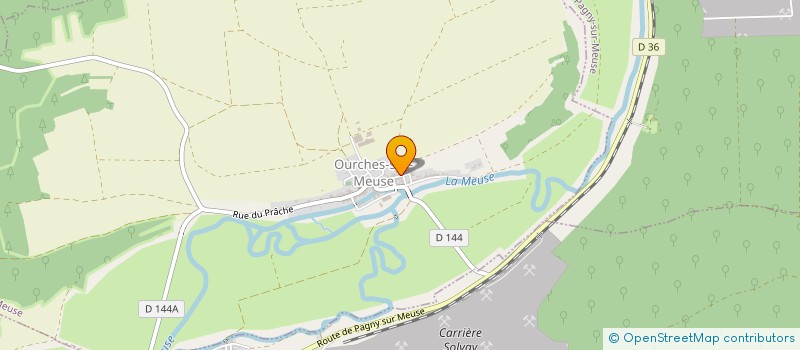 localisation de l'entreprise MONSIEUR MICKAEL WAGNER à OURCHES-SUR-MEUSE