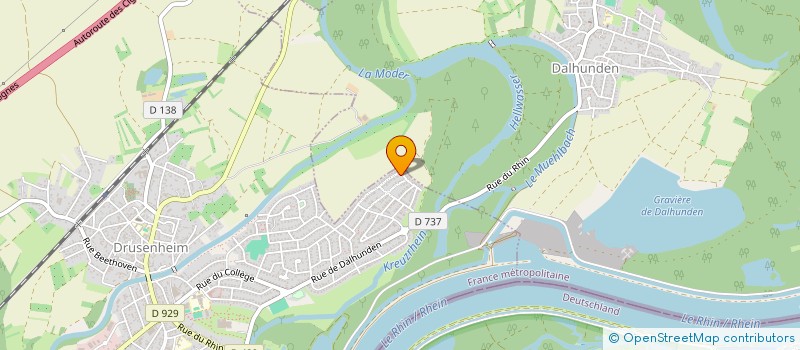 localisation de l'entreprise MONSIEUR MICKAEL WAGNER  DRUSENHEIM