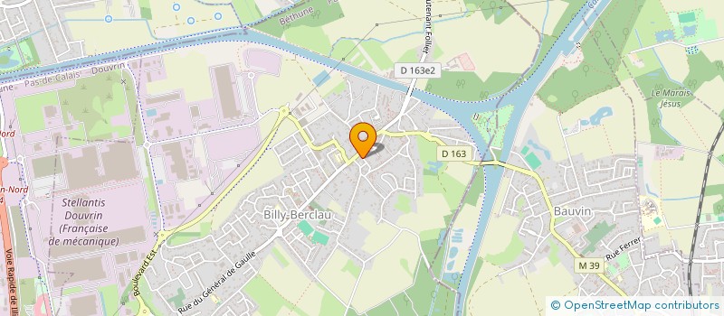 localisation de l'entreprise MONSIEUR MICKAEL WALLARD  HAISNES