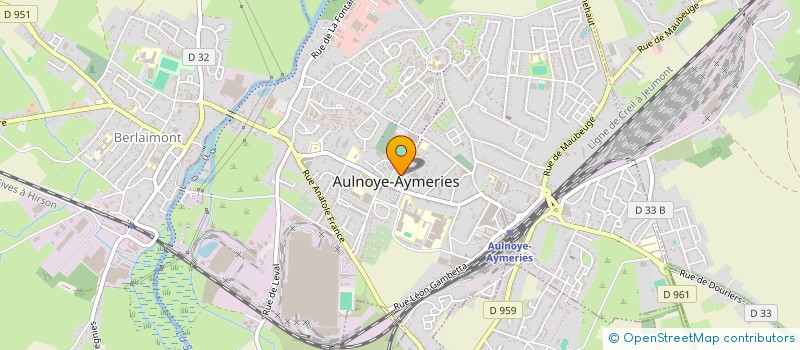 localisation de l'entreprise MONSIEUR MICKAEL WEIGERT  AULNOYE-AYMERIES