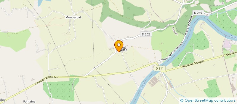 localisation de l'entreprise MONSIEUR MICKAEL WEILL  CLAIRAC