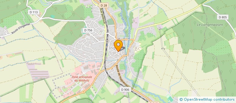 localisation de l'entreprise MONSIEUR MICKAEL WEISS à INGWILLER