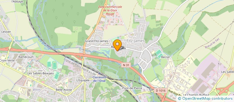 localisation de l'entreprise MONSIEUR MICKAEL WILLAUME  FITZ-JAMES