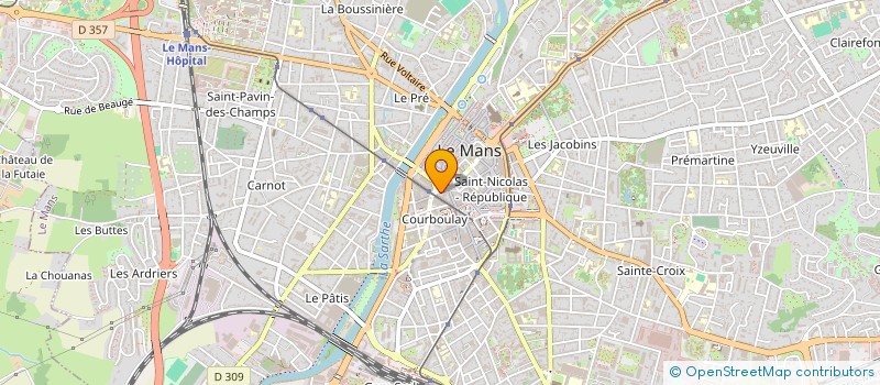 localisation de l'entreprise MONSIEUR MICKAEL WINTER  LE MANS