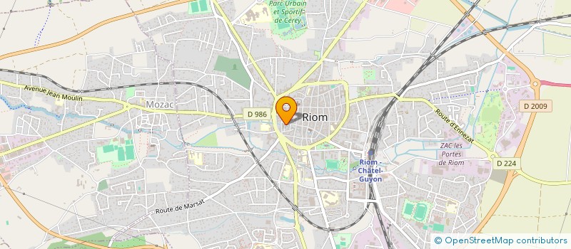 localisation de l'entreprise MONSIEUR MICKAEL WINTERSTEIN  RIOM