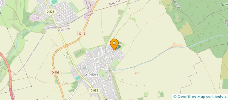 localisation de l'entreprise MONSIEUR MICKAEL WINZENRIETH  AUMETZ