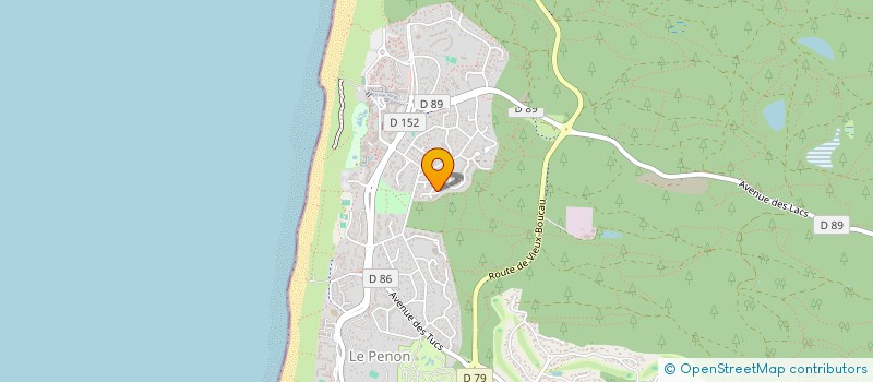 localisation de l'entreprise MONSIEUR MICKAEL WOJCIECHOWSKI  SEIGNOSSE