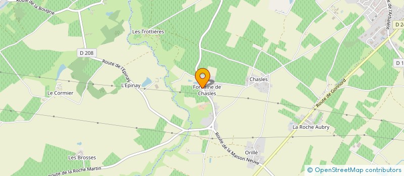 localisation de l'entreprise MONSIEUR MICKAEL YVARD  BELLEVIGNE-EN-LAYON