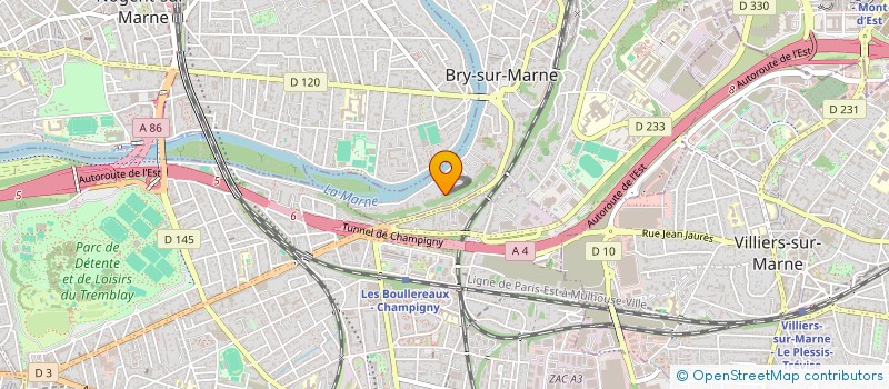 localisation de l'entreprise MONSIEUR MICKAEL ZAHRA  BRY-SUR-MARNE