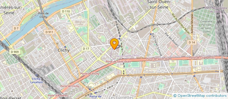 localisation de l'entreprise MONSIEUR MICKAEL ZIEBEN à SAINT-OUEN-SUR-SEINE