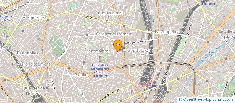 localisation de l'entreprise MONSIEUR MICKAEL ZONTA  PARIS