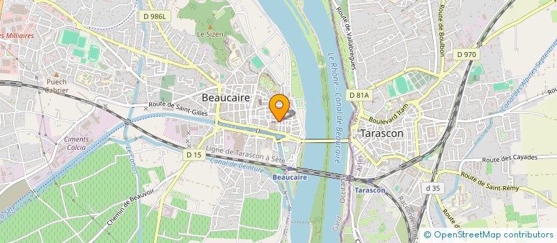 localisation de l'entreprise MONSIEUR MICKAIL SAHINOGLU  BEAUCAIRE