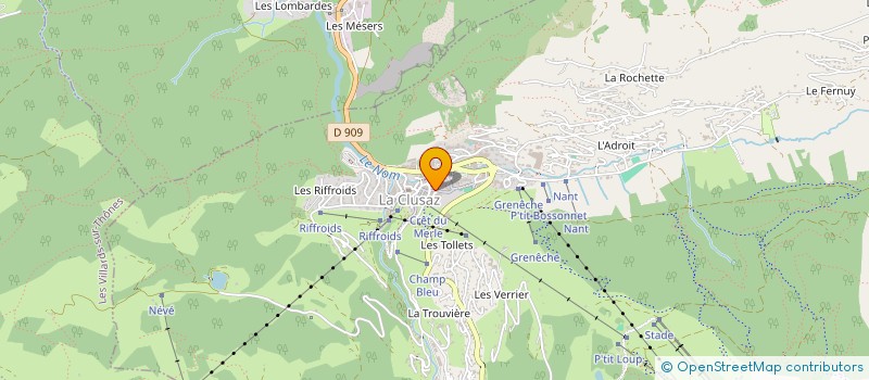 localisation de l'entreprise MONSIEUR MICKE WILLIAM GALLAY à LA CLUSAZ