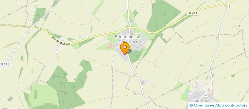 localisation de l'entreprise MONSIEUR MICKEL-ANGE FAUCONNIER  BRIQUEMESNIL-FLOXICOURT