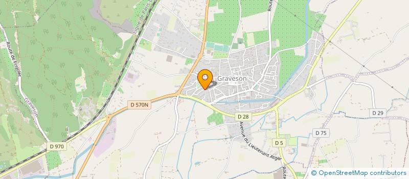 localisation de l'entreprise MONSIEUR MICKEY DEMOZAY  GRAVESON